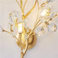 Crystal Branch Wall Lamp Entrance