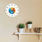 Watercolor Bohemian Wall Clock