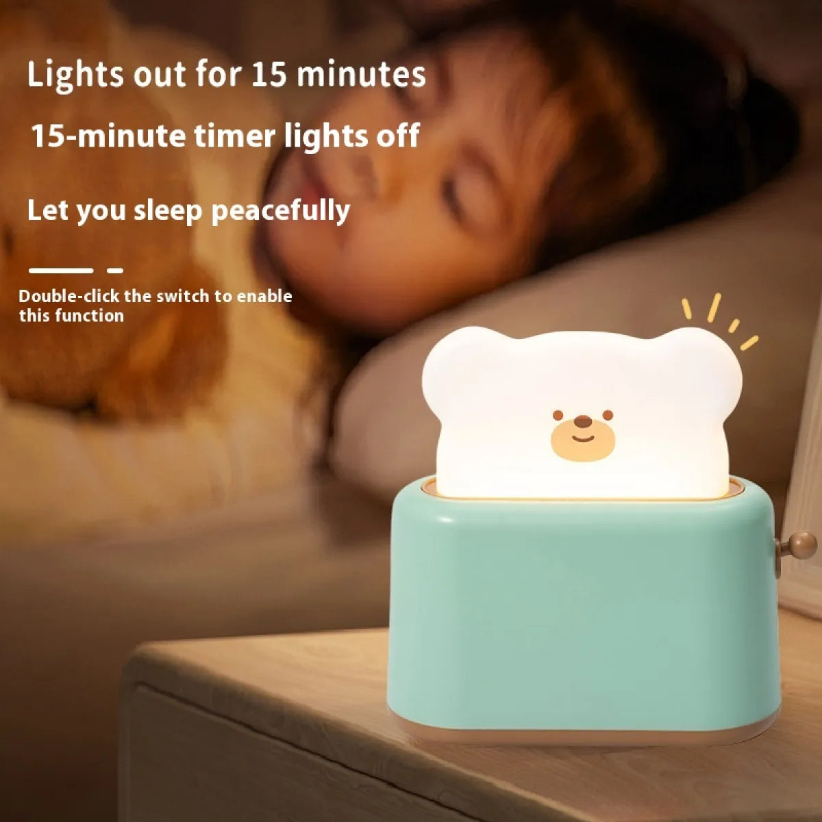 Bread Bear Desktop Night Lamp