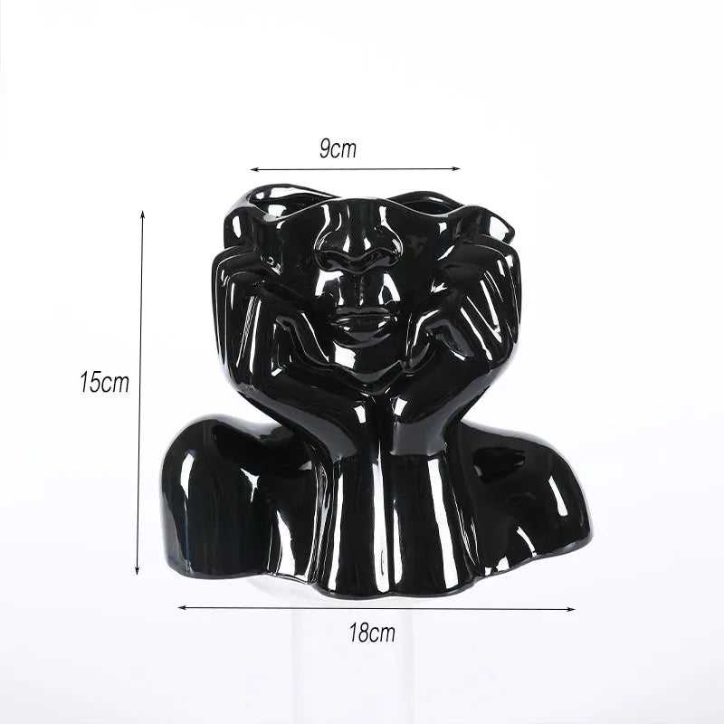 Ceramic Flower Vase Home Decor